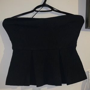 Free People Black Sleeveless Top